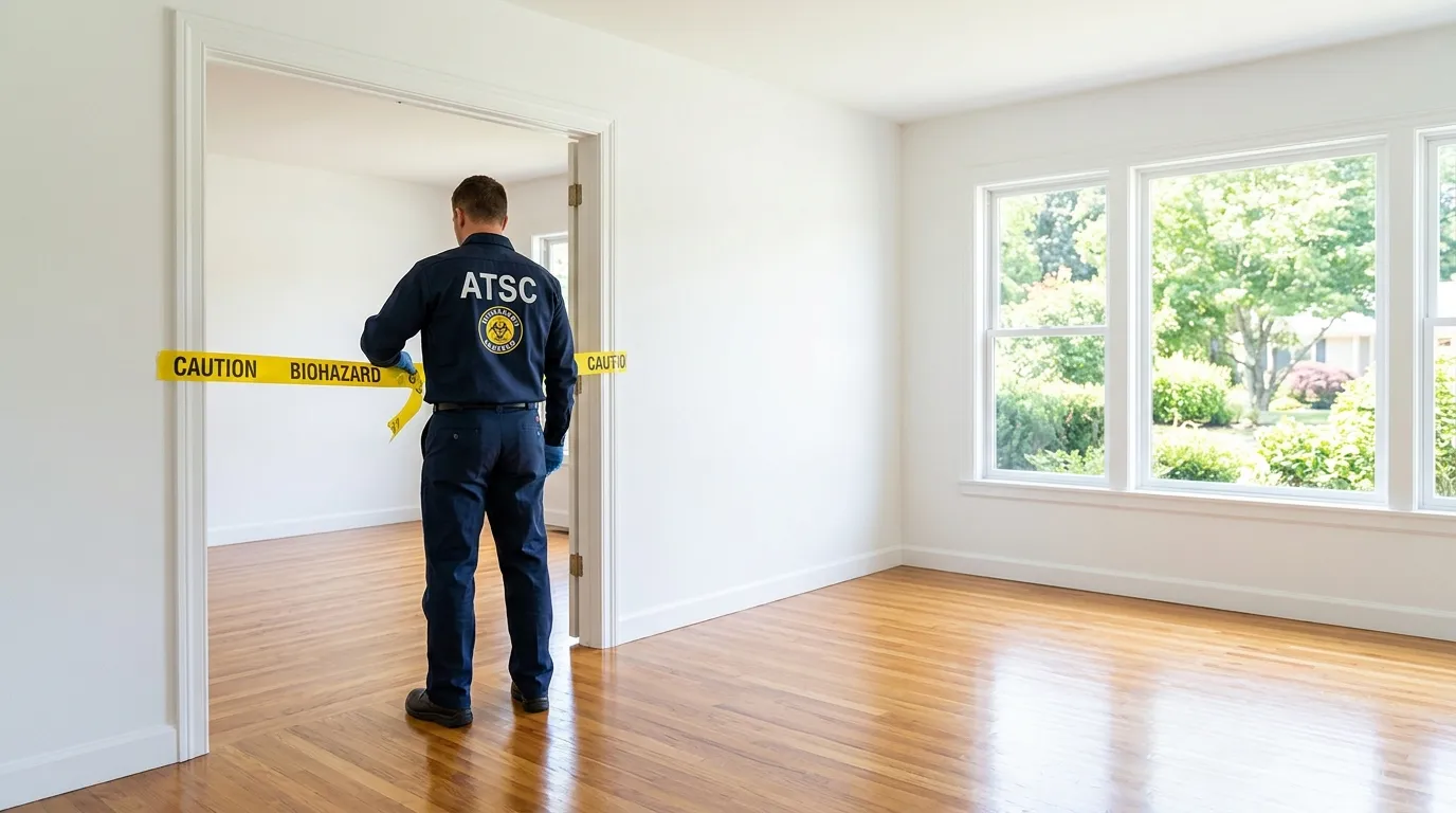 Certified biohazard cleanup crew performing Crime Scene Cleanup in Inkster